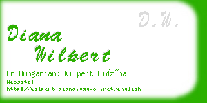 diana wilpert business card